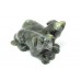 Handmade Natural Grey Labradorite Stone Dog pair Figure Decorative Gift Item